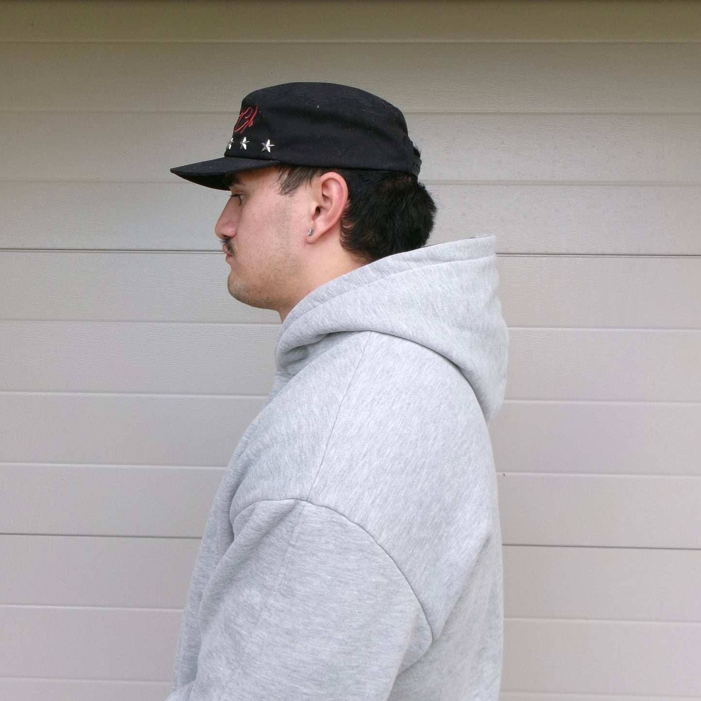 Chrome Star Millitary Hat